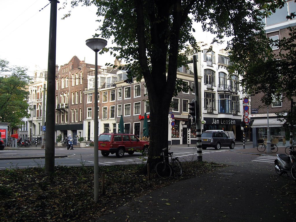 Amsterdam, Netherlands - Frederiksplein (view of Utrechtsestraat str.) by Gorre CZ