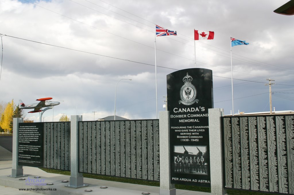 Nanton Air Museum Canada's Bomber Command Memorial by bowman17