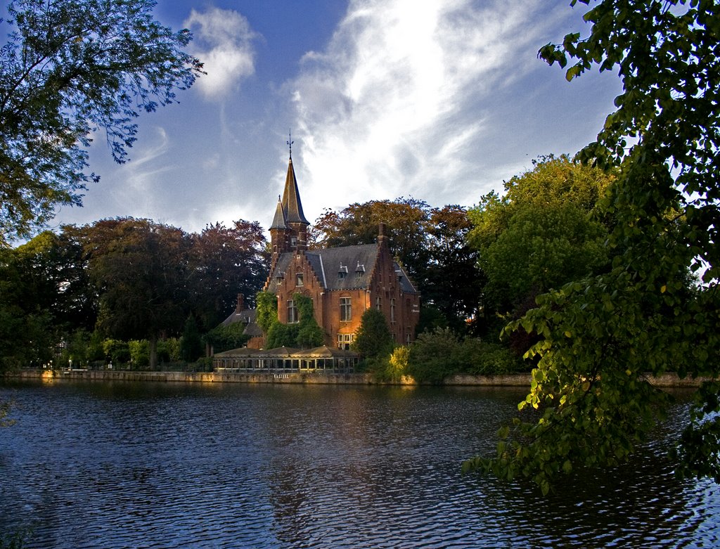 Minnewater, Brugge by sean n