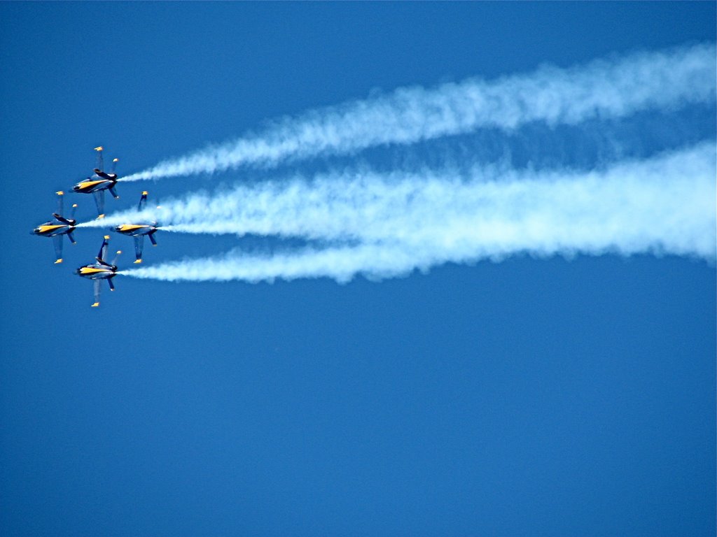 Blue Angels by tridivesh