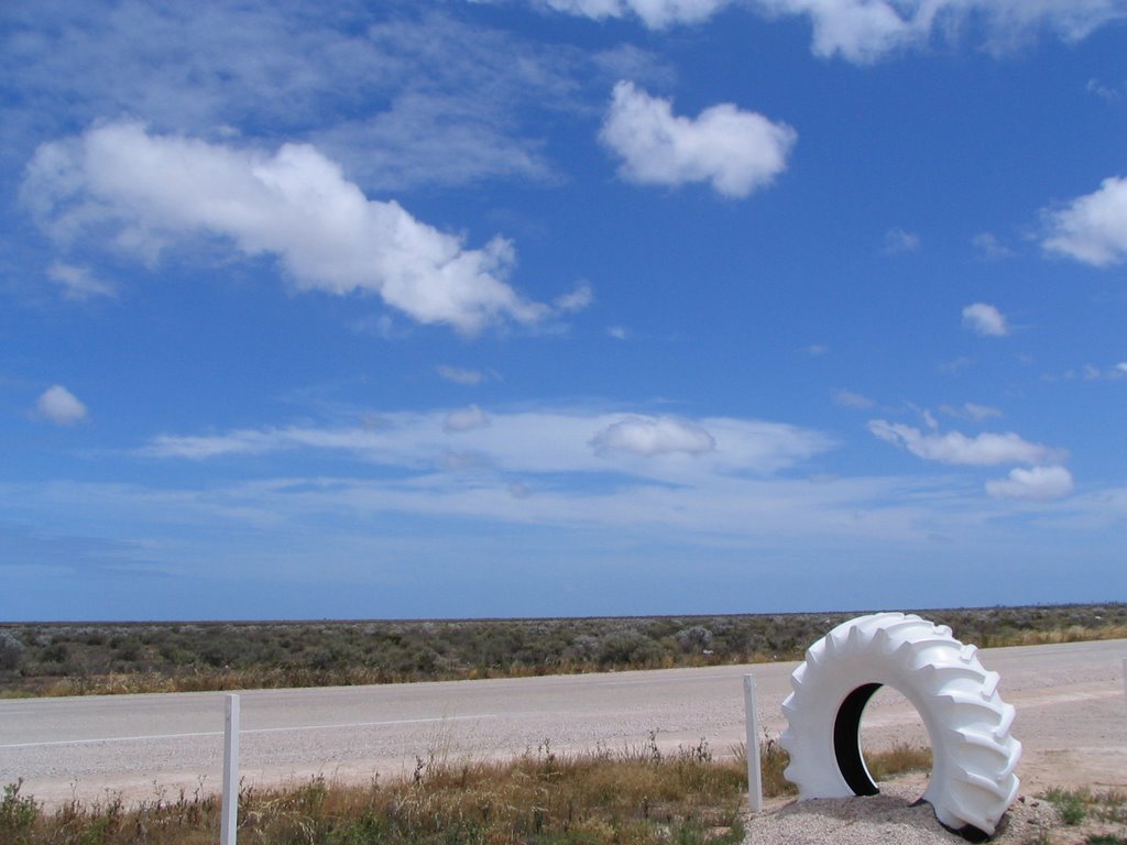 View from Nullarbor Roadhouse by Wibo Hoekstra