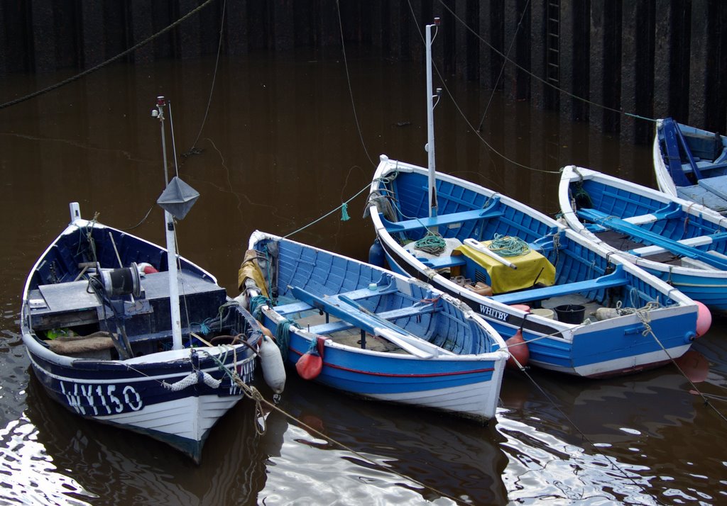 BLUE IS THE COLOUR. WHITBY by ANITA SKINNER