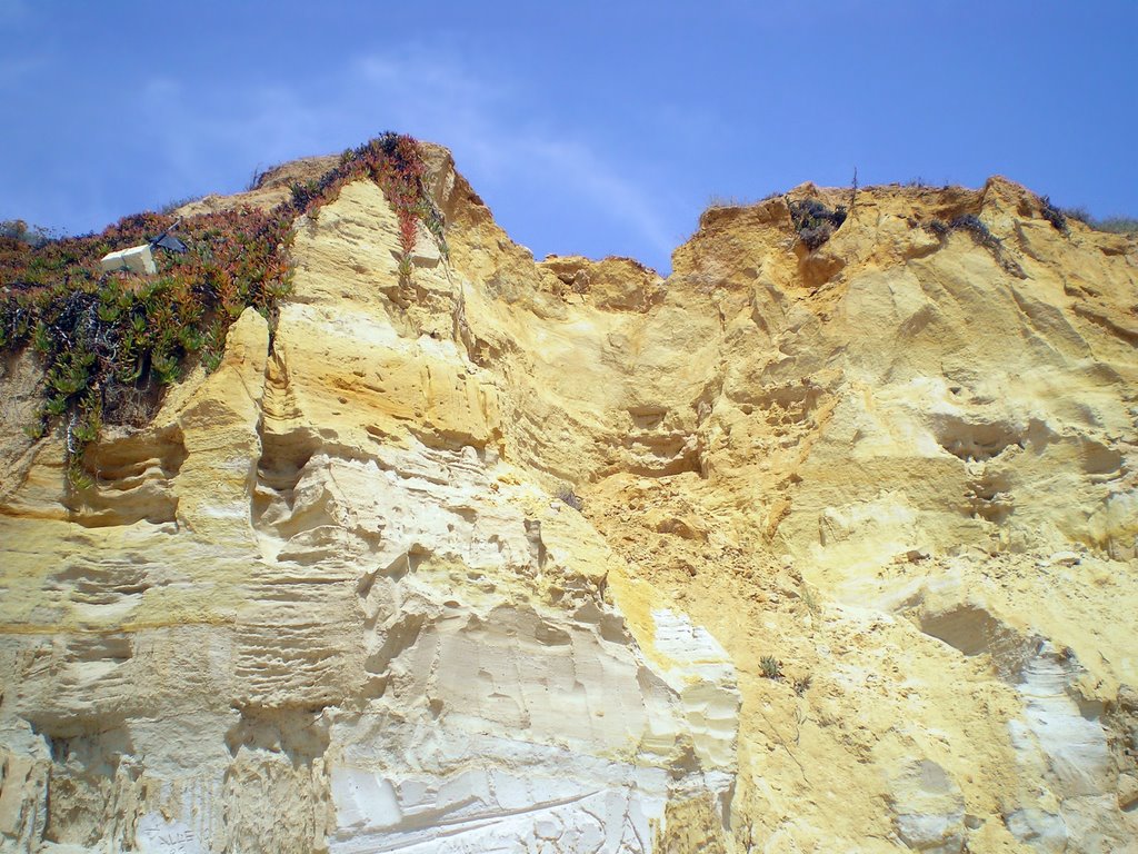 Matalascanas, sandstone cliff - August 2008 by Roberto Bubnich