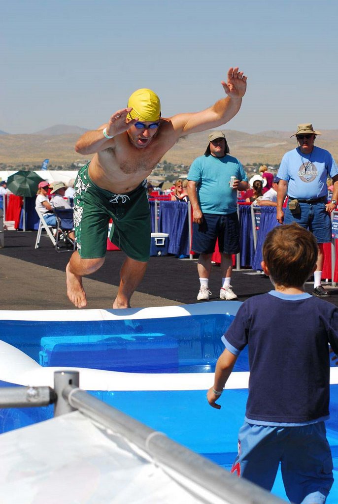 Riv takes a dive - look out Michael Phelps by sassyav8r