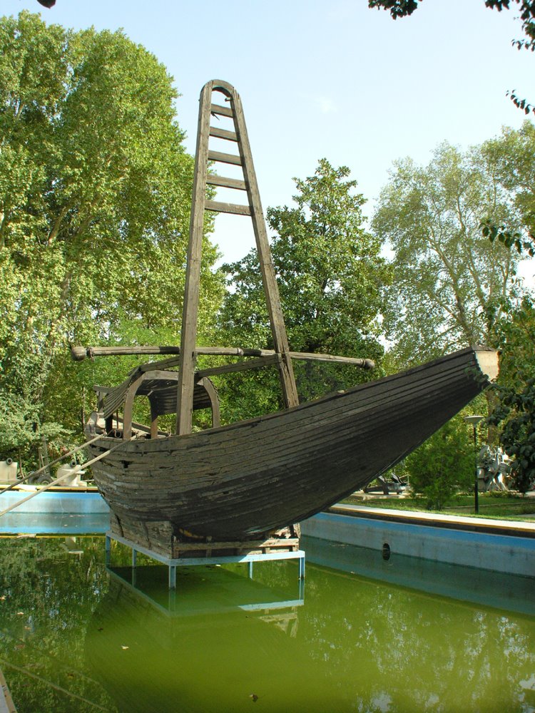 Boat in Military museum in Sa'ad Abad Palace Complex by IPAAT