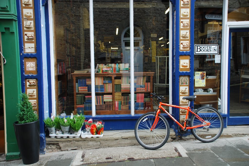 Bookshop in Hay on Wye by Mateo Moscoso