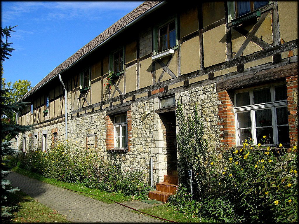 Am SchloßPortal zu Berßel (Anhalt) - 131008 by karovien