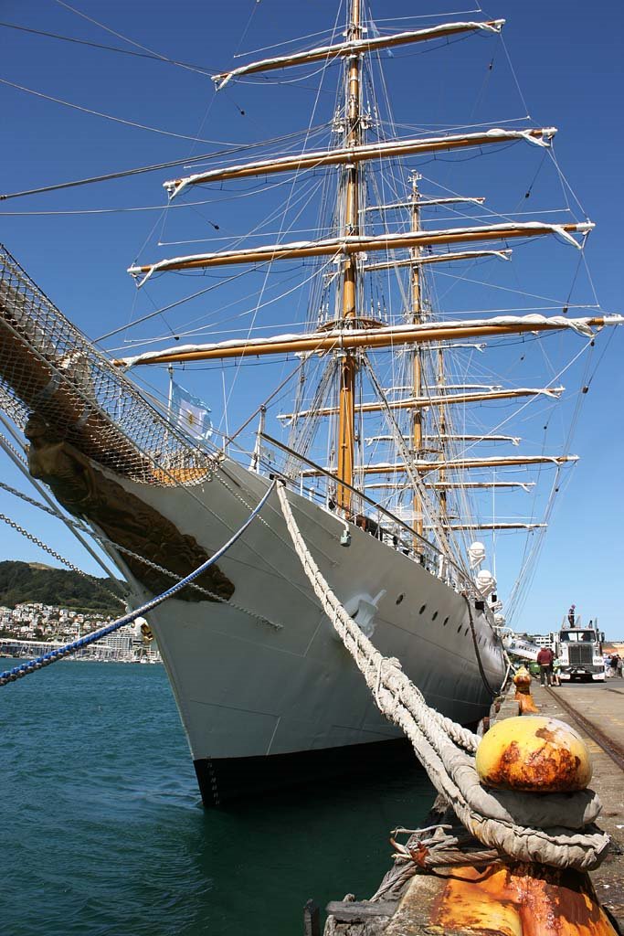 Wellington waterfront by Fritz Schöne