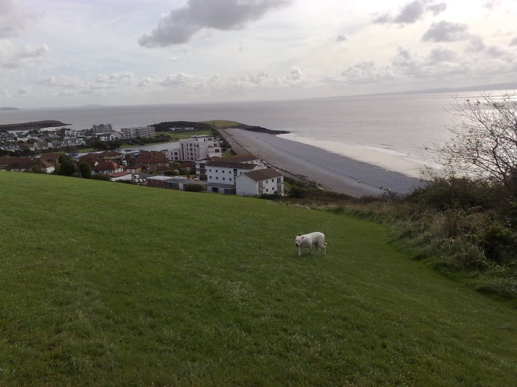 The Knap - from Marine Drive & Lightning by chivers1979