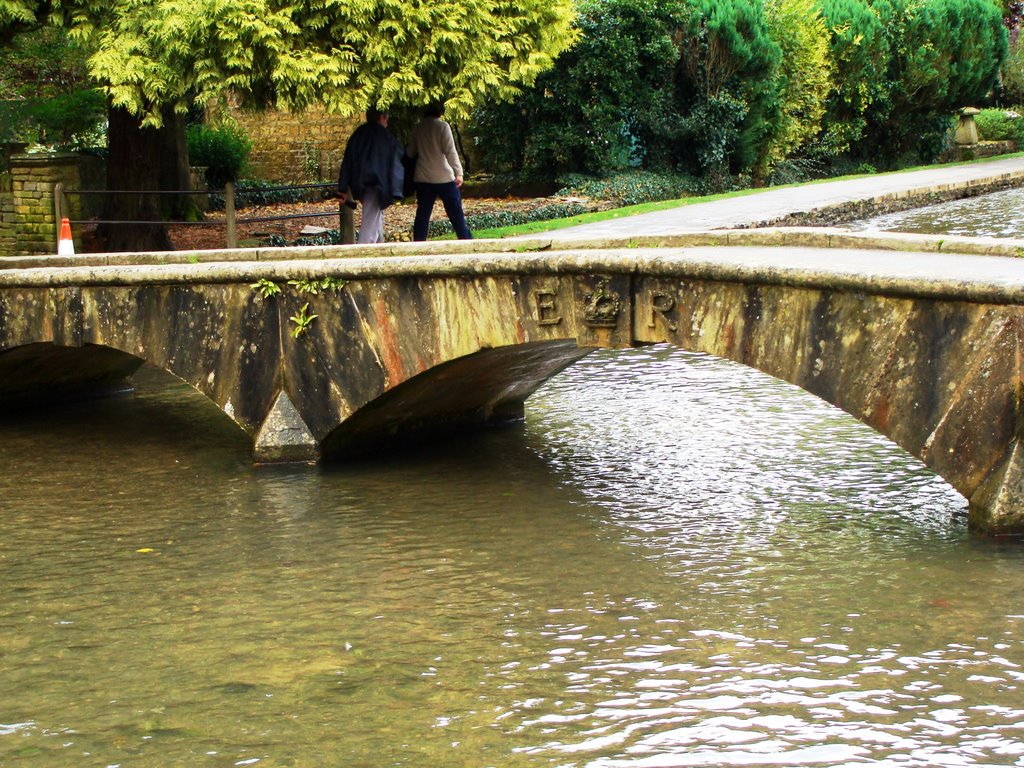 Coronation Bridge, Bourton-on-the-Water by G Lokey