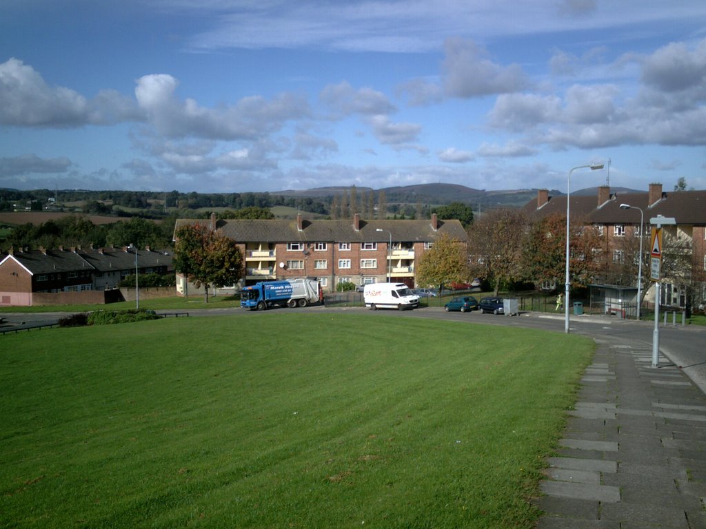 View from bus stop towards Machen by Ian Cownie