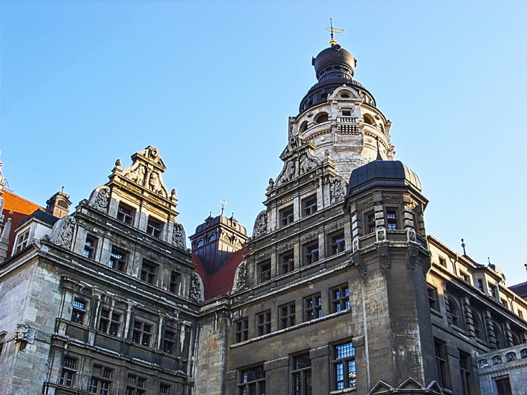 Neues Rathaus, Leipzig by Dieter Zander-Martin