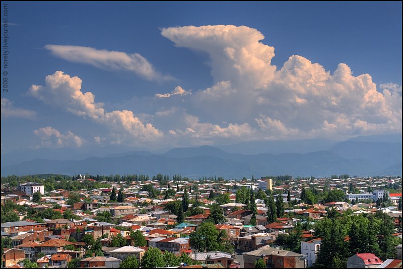 Вид на город из храма Баграта - City panorama from Bagrati cathedral by Nika Shmeleva