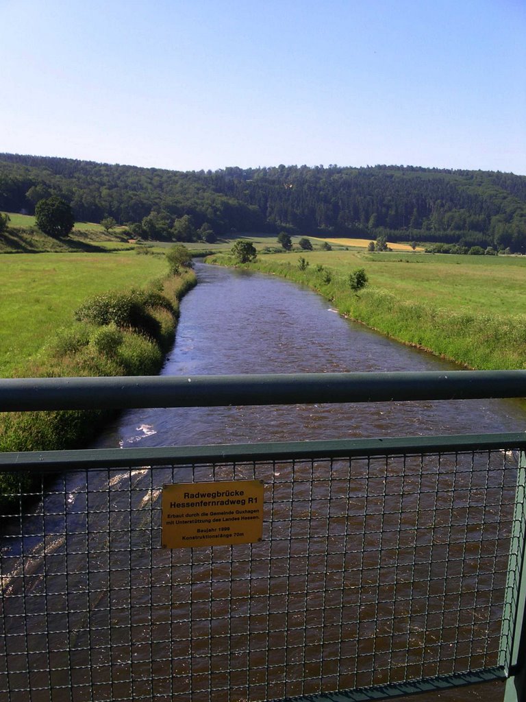 Radlerbrücke bei Guxhagen by Hans-Günter Förster