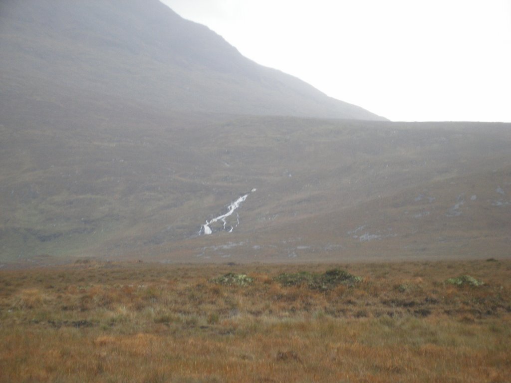 The Mweelrea Mountains viewed from the north in Doo Lough Valley, County Mayo, Ireland. December 2007 by Gary Miotla