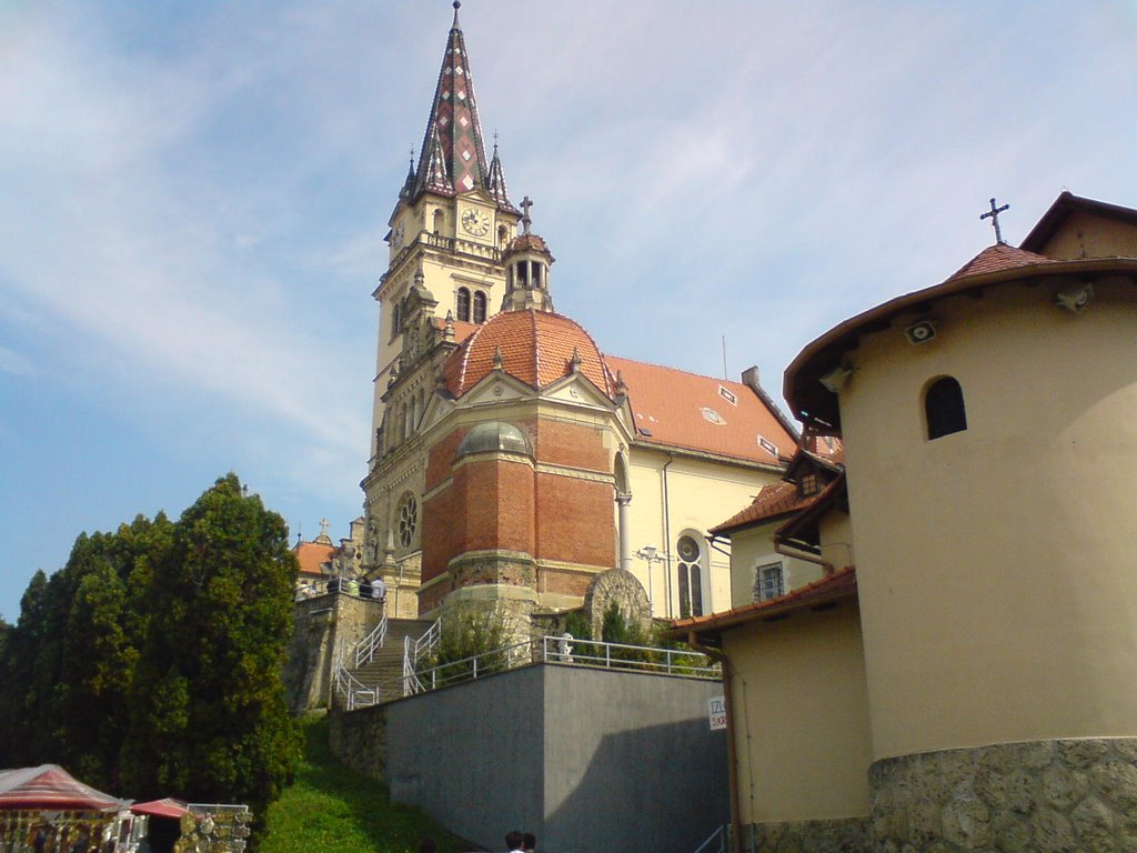 Marija Bistrica Church View from Outside by Tania Lugomer-Pomper