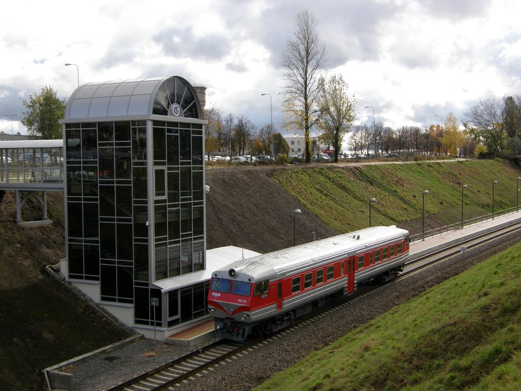 The New Railway Station at Vilnius Airport by © Douglas MacGregor