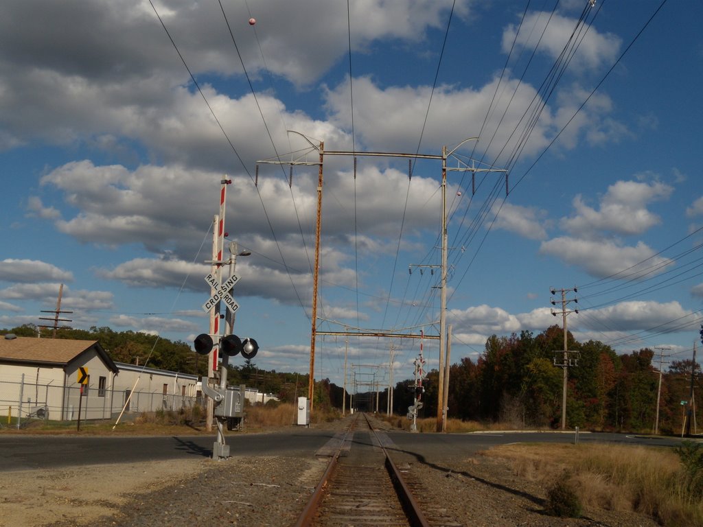 RR Crossing - Pine Brook Rd. - looking Northeast by =Mark