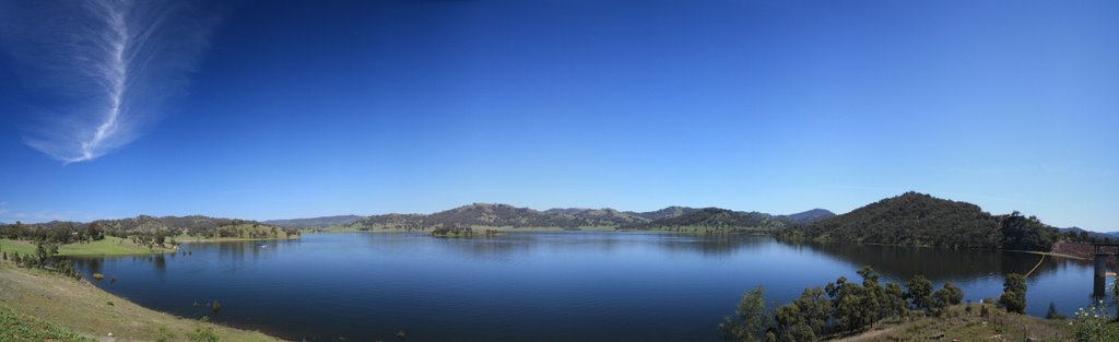 Chaffey Dam - 98.5% Full. October 2008 - 2 by Michael Gill