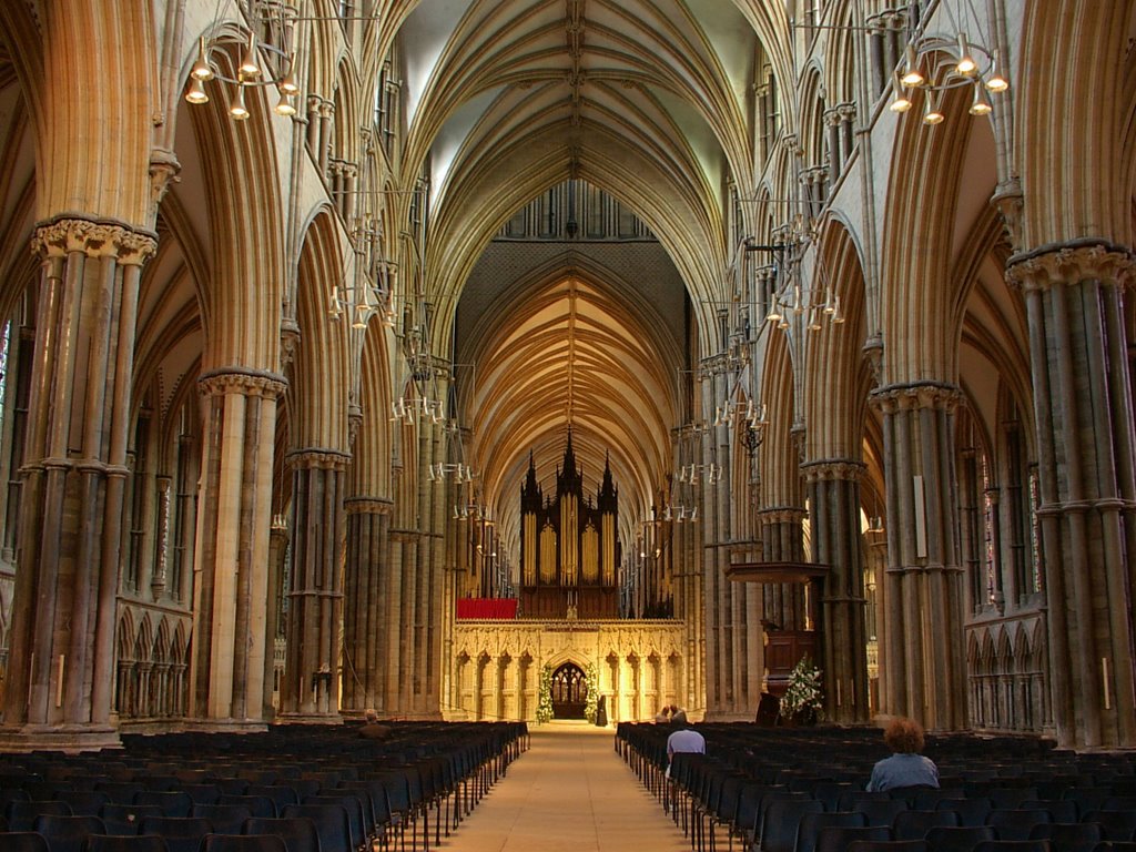 Lincoln cathedral nave by adam.podogrocki