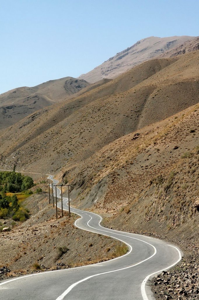 Yush Road, Sep 2008 (جاده بلده بسمت جاده چالوس) by Yadollah Naghizadeh (یداله نقی زاده)