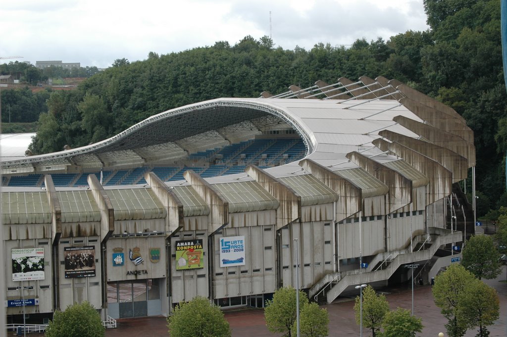 Estadio Anoeta lateral by JAM_Villaro