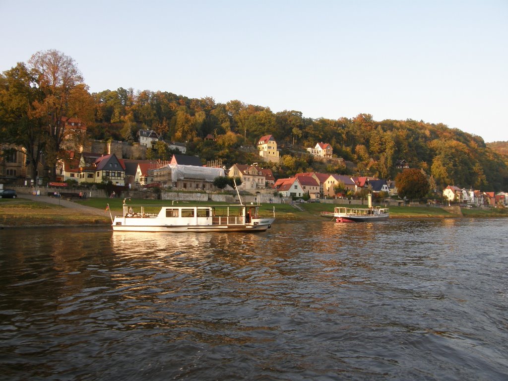 Abendstimmung in Wehlen by Rainer.Patzig