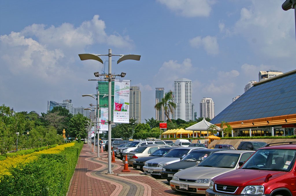 Parking at Queen Sirikit National Convention Center by Uwe Schwarzbach