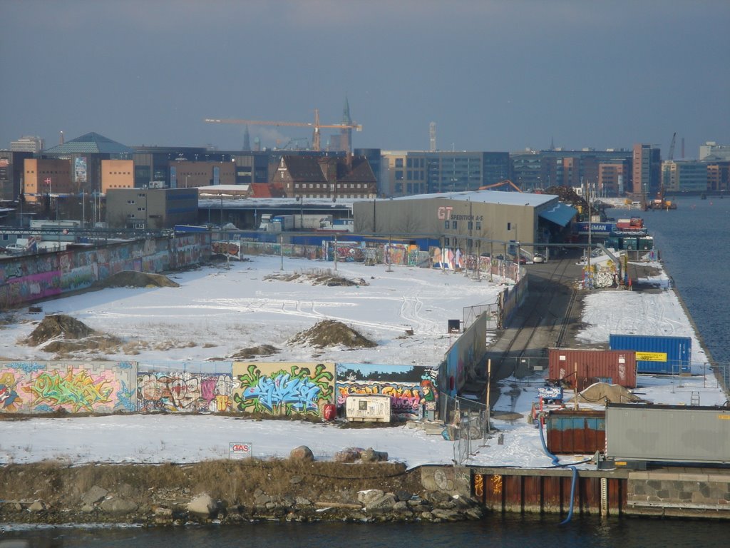 HC Ørstedsværkets tidligere kullager, nu grafiti-område by rudbech