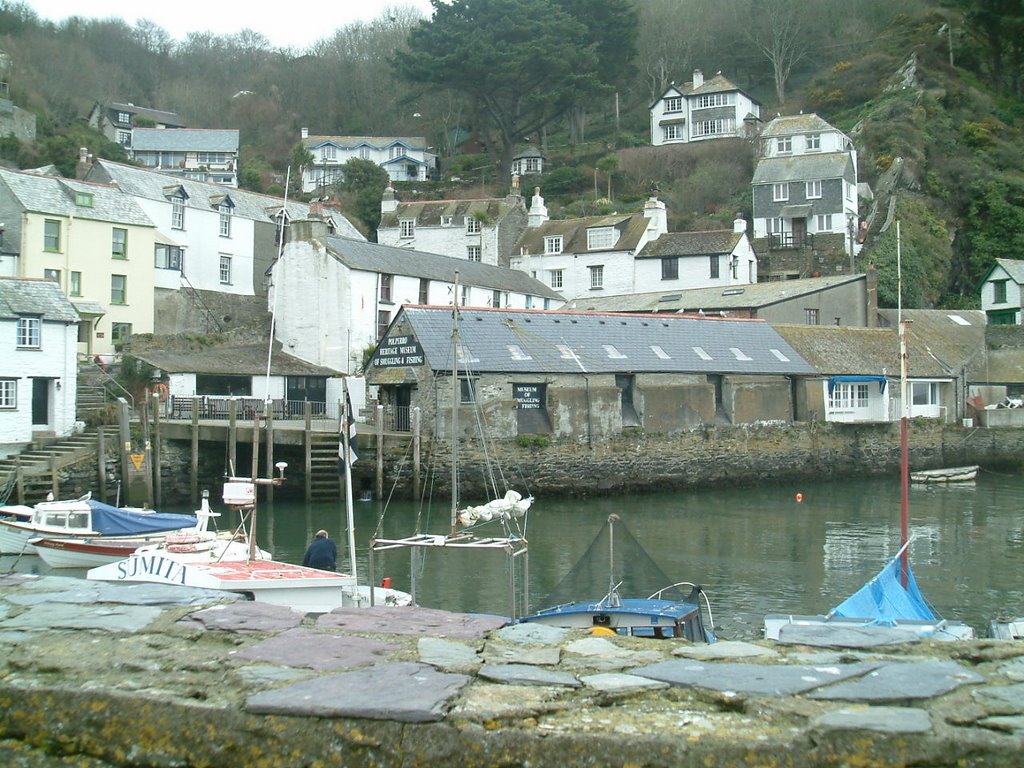 Polperro Harbour by Ken Rowell