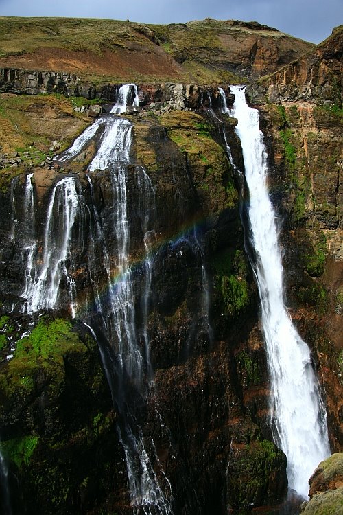 Glymur waterfall by Peter Chrenka