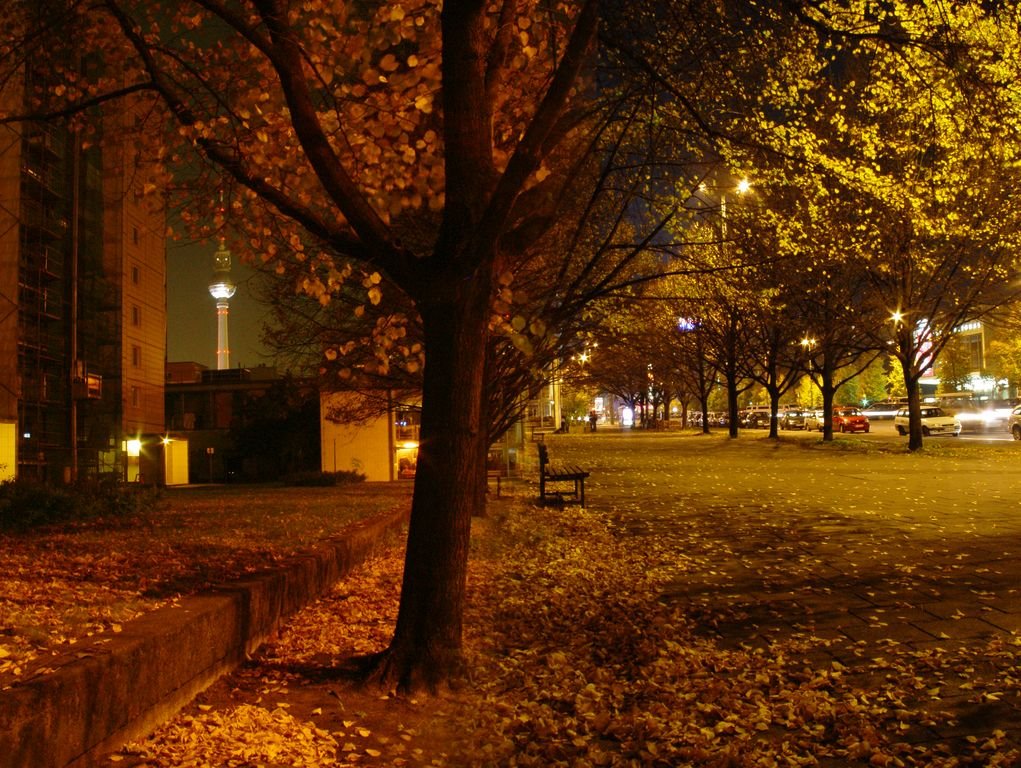 Evening at the Karl-Marx-Allee by Thai Gottsmann