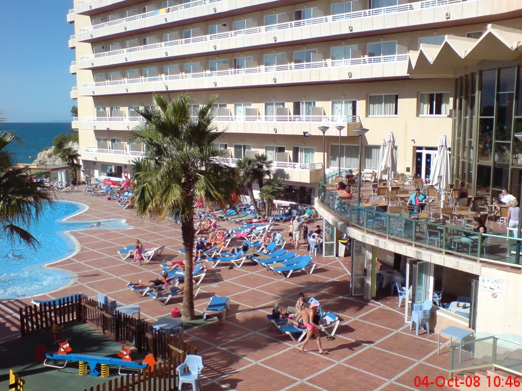 Hotel Cala Font, View West. by KABULL.Hinksford.