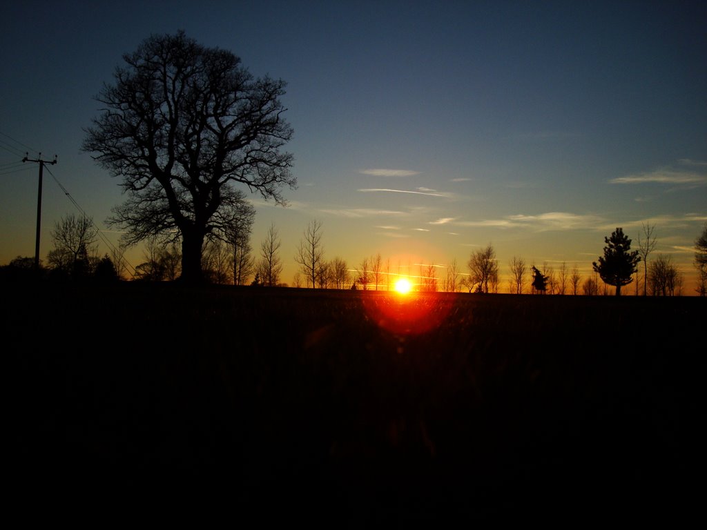 Sunset over Arscott by Woodlea Studios