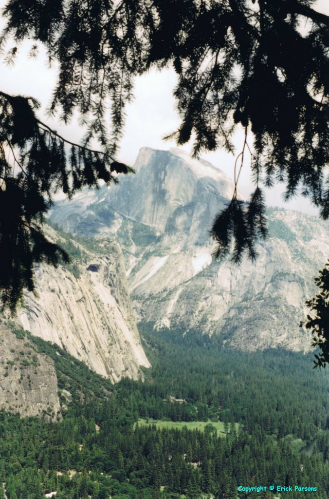 Half Dome from Yosemite Falls Trail - 1997 by ir0ck