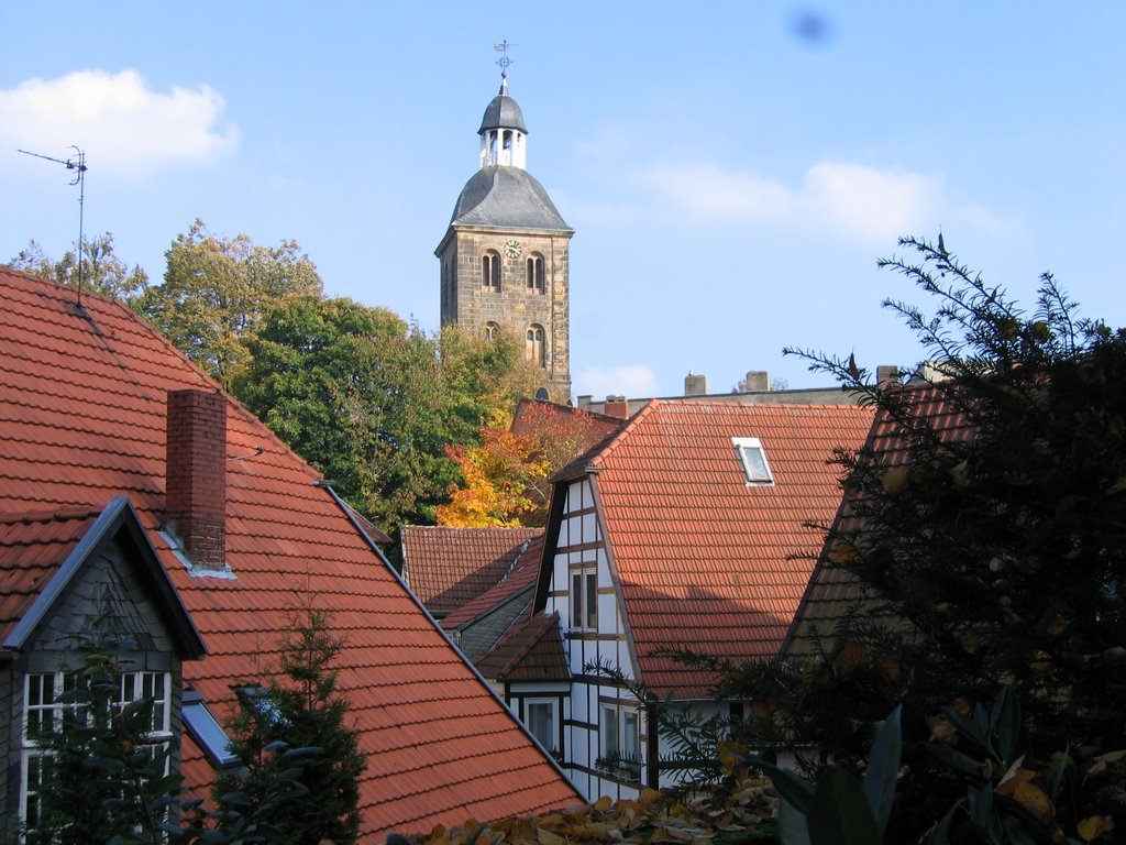 Tecklenburg, Blick auf Kirche by HeiCoeMa