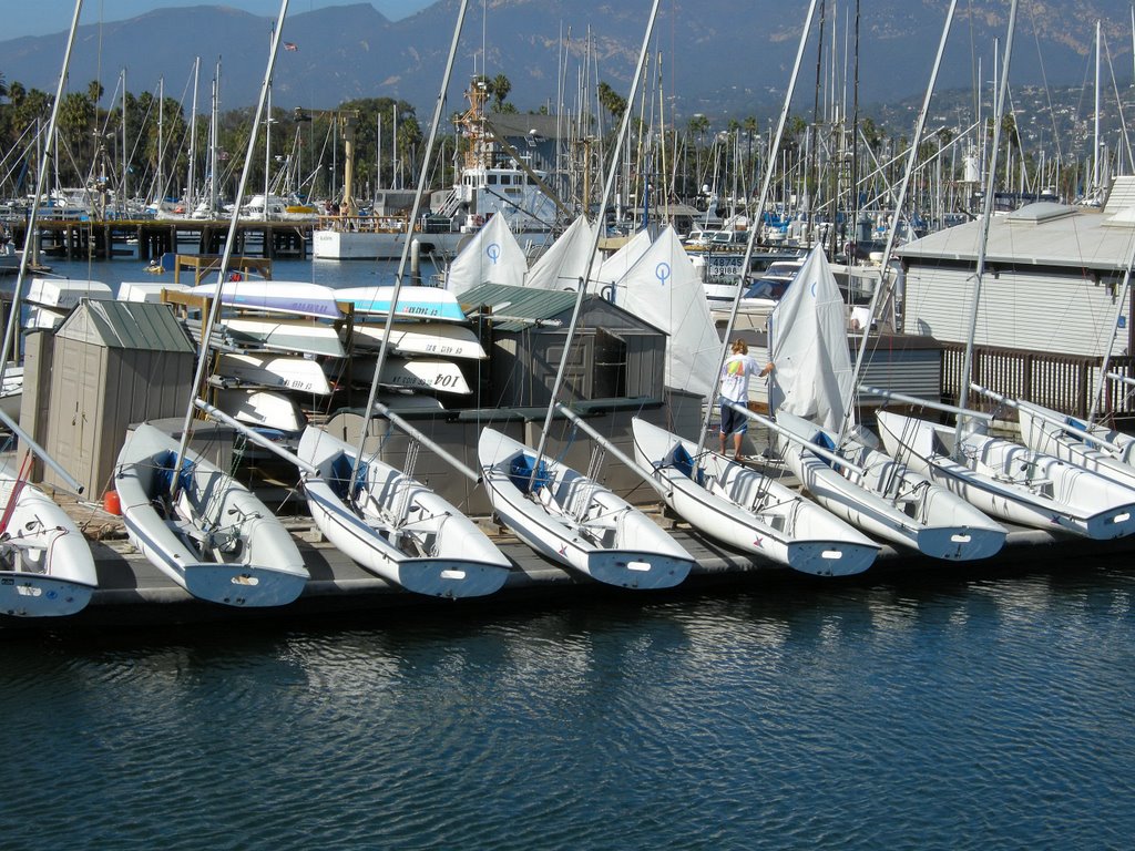 Santa Barbara Marina by Martin Pazzani