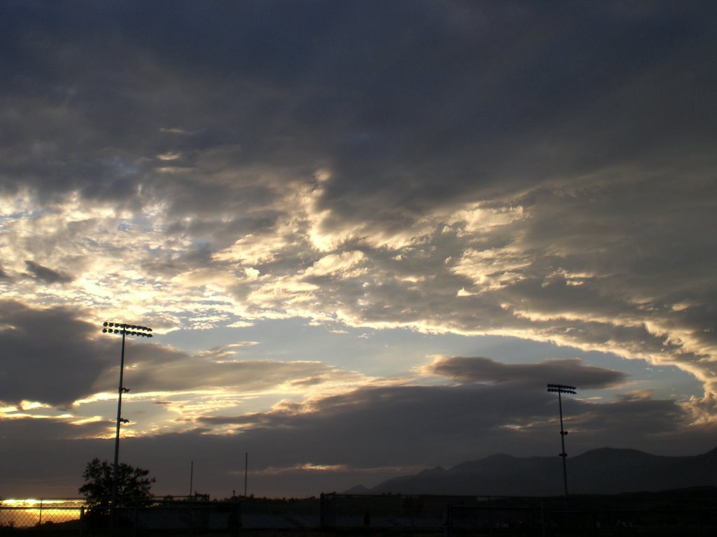 Sky at DP Track by echotothesky