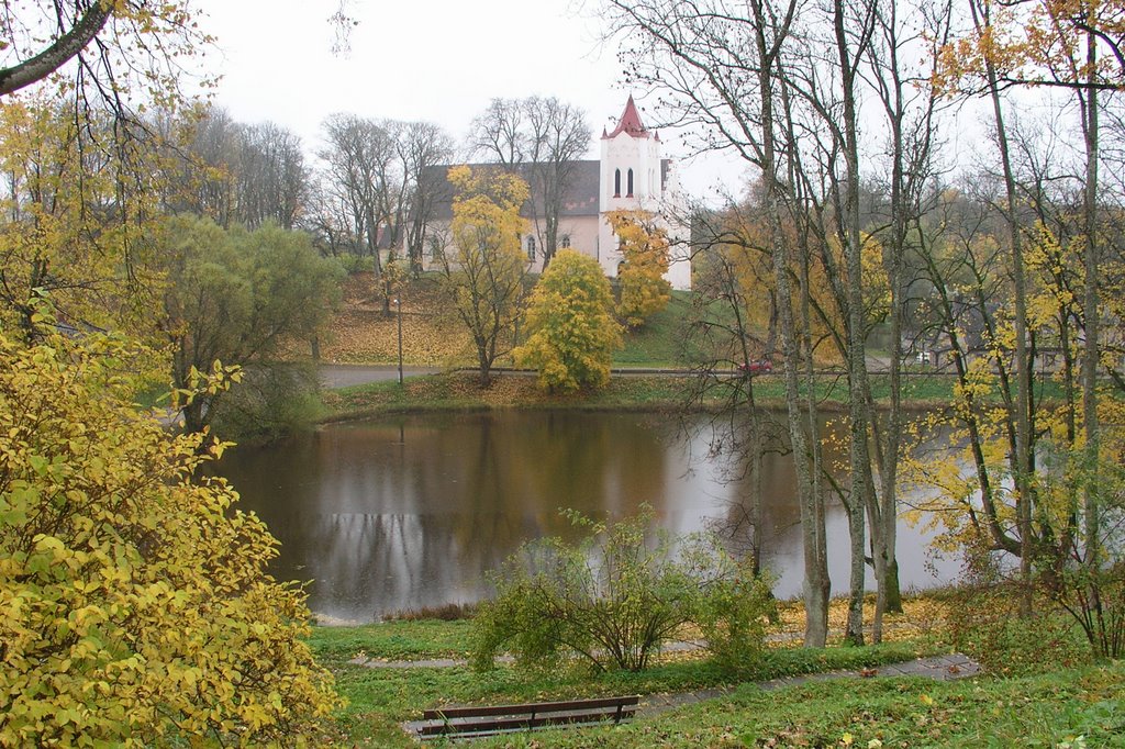 Aizpute old church by Björn Martens