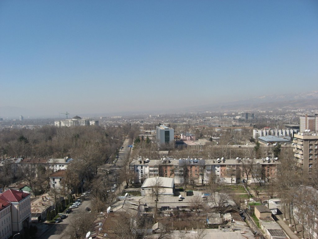 View of the western part of Dushanbe by Parviz.Tj