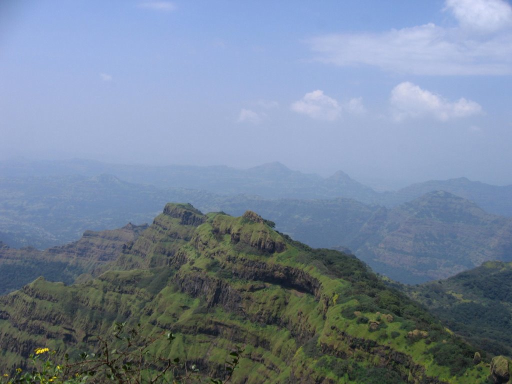 The Sahyadri Valley as seen from (near) Arthur's Point by Mushir Killedar