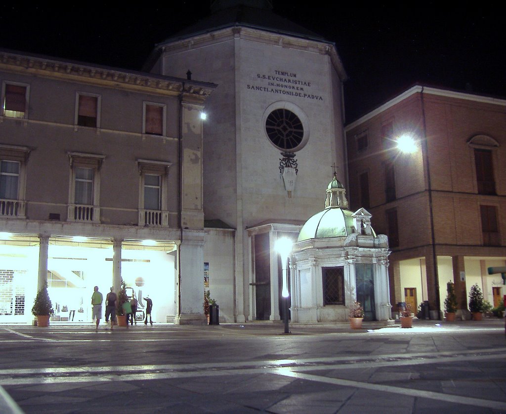 _Rimini by night_ (Tempio SS. Eucarestia in onore di S. Antonio da Padova) by Ilda Casati