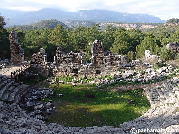 Ancient theatre at Phaselis by pashatech