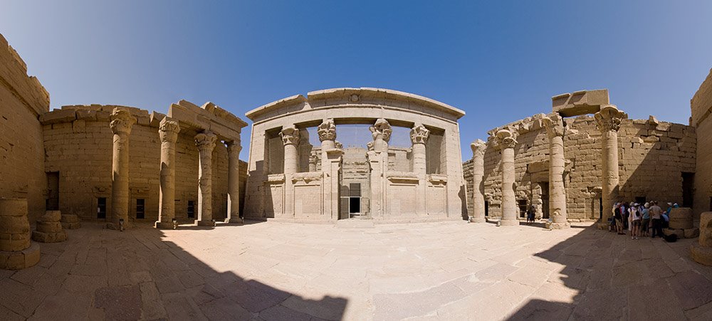 Kalabsha Temple forecourt, Aswan by m1ke_a