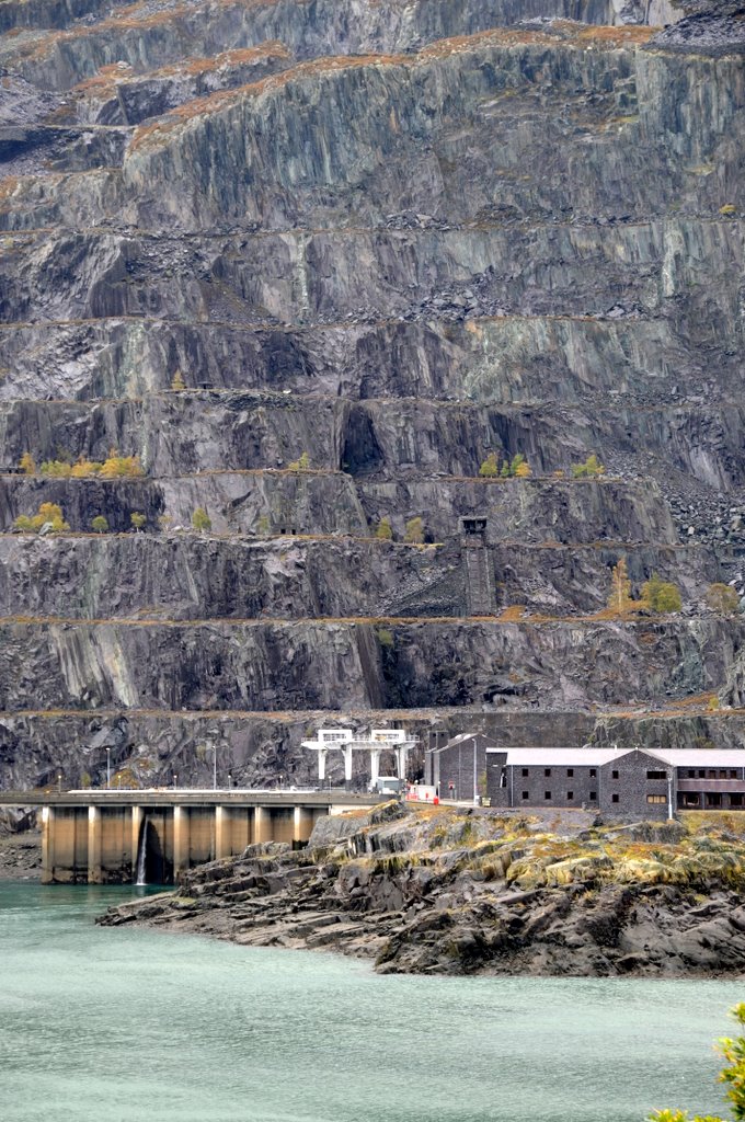 Power Station on Llyn Peris by Nick Edwards