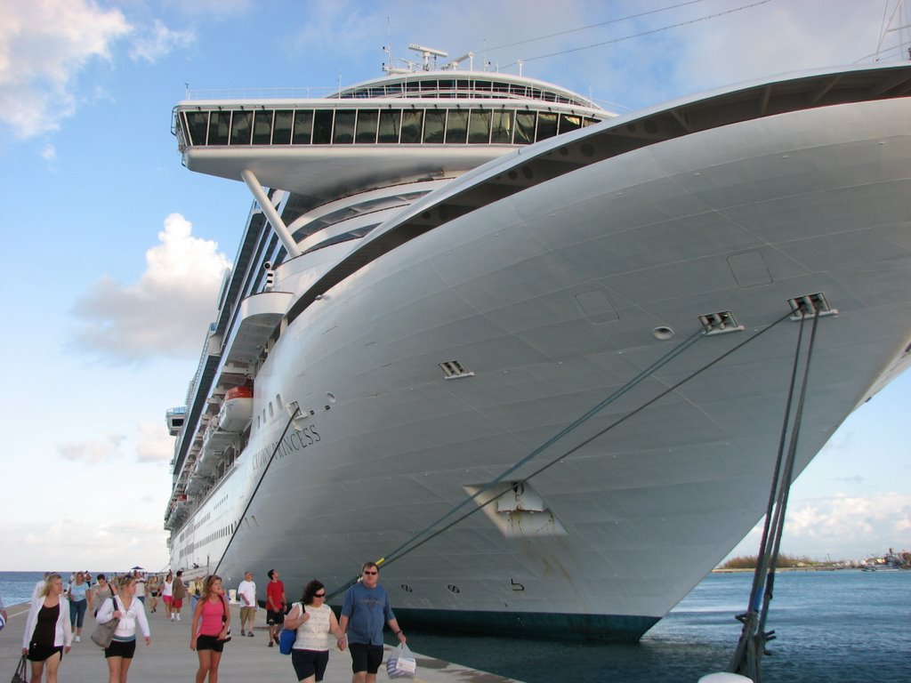 Crown Princess in Grand Turk by Jason Douglas