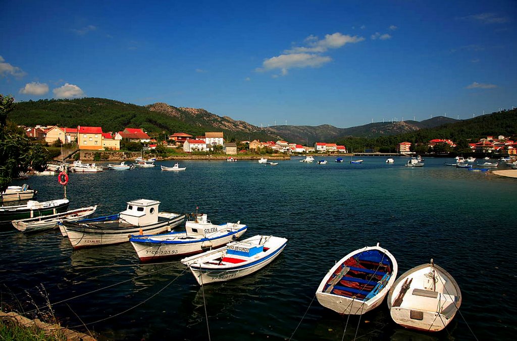 Río desde a Ribeira de Creo by Xose Abeijón