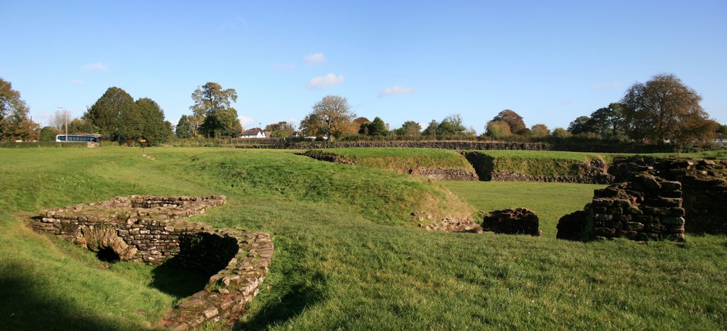 Caerleon Roman Amphitheatre and baths by fillupbee1