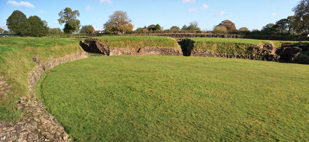 Caerleon Roman Amphitheatre by fillupbee1