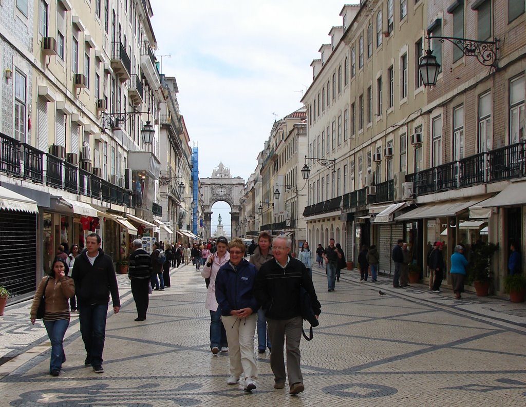 Lisboa, Rua Augusta by B.John